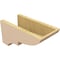 Ekena Millwork 7"W x 14"D x 7"H Wide Ridgewood Rough Cedar Woodgrain TimberThane Corbel, Primed Tan CORUR07X14X07RIDRCPR - alternate 4